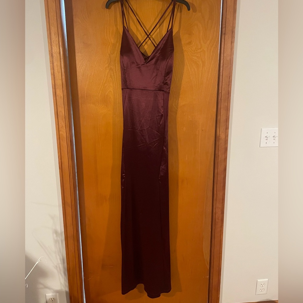 NWT Windsor Maxi Dress Maroon/Burgundy Size XL
